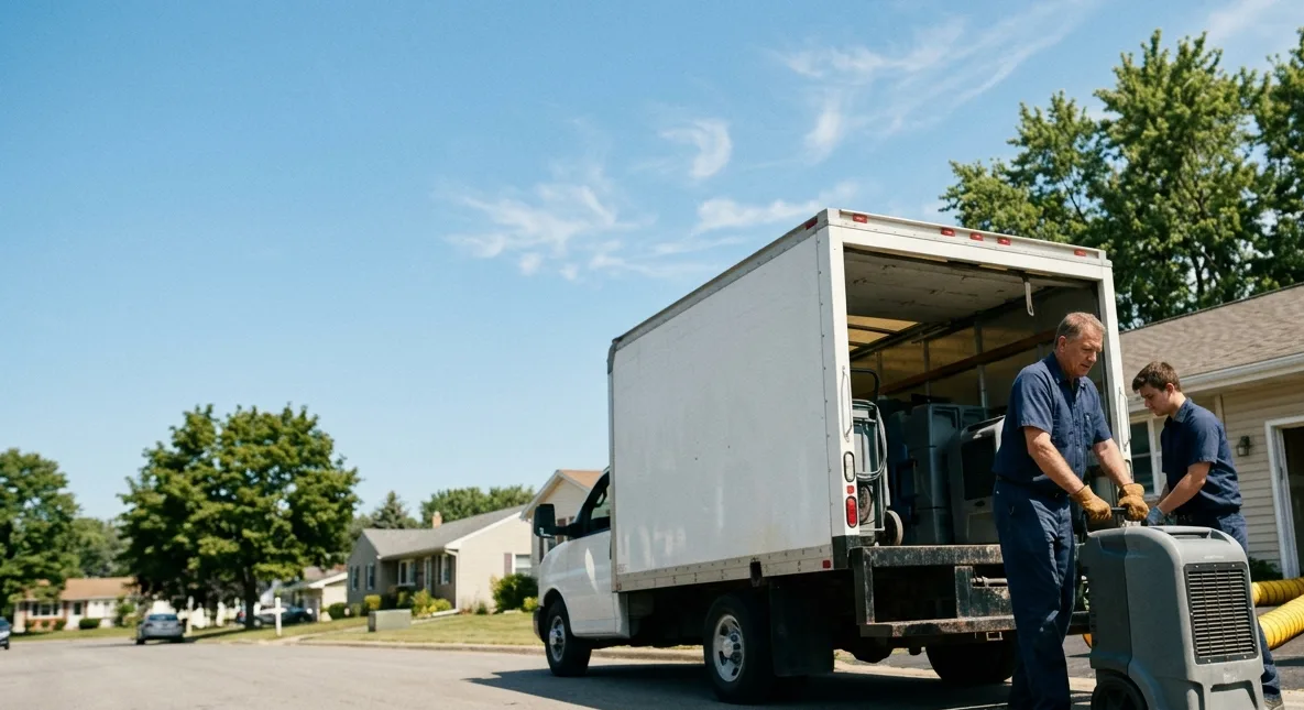 Water Damage Cleanup in Mundelein, IL near me